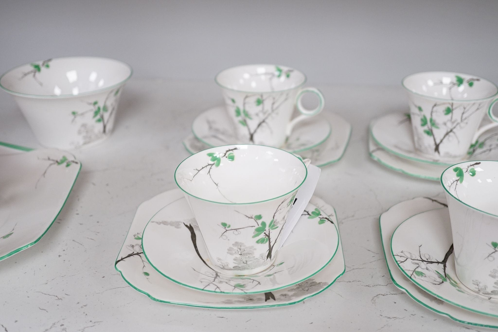 A Shelley part teaset